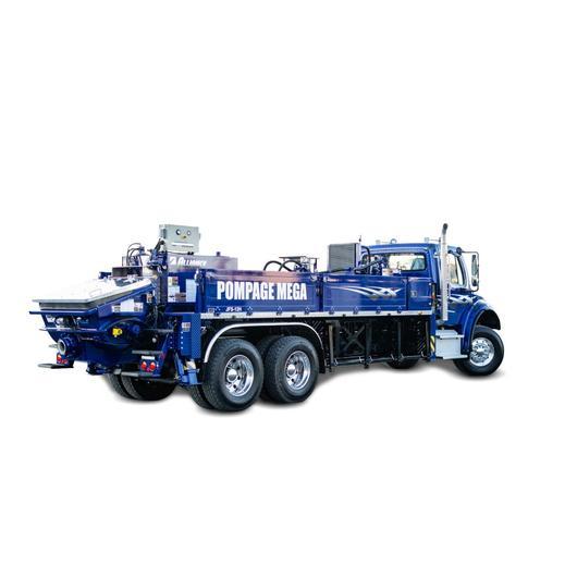 Pompe à ligne montée sur camion de marque Alliance JFS 12HP à louer